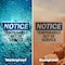 Signmission Temporarily Out Of Service, 10 in W x Rectangle, Plastic OS-2PACK-NS-P-710-L-18536 - alternate 4